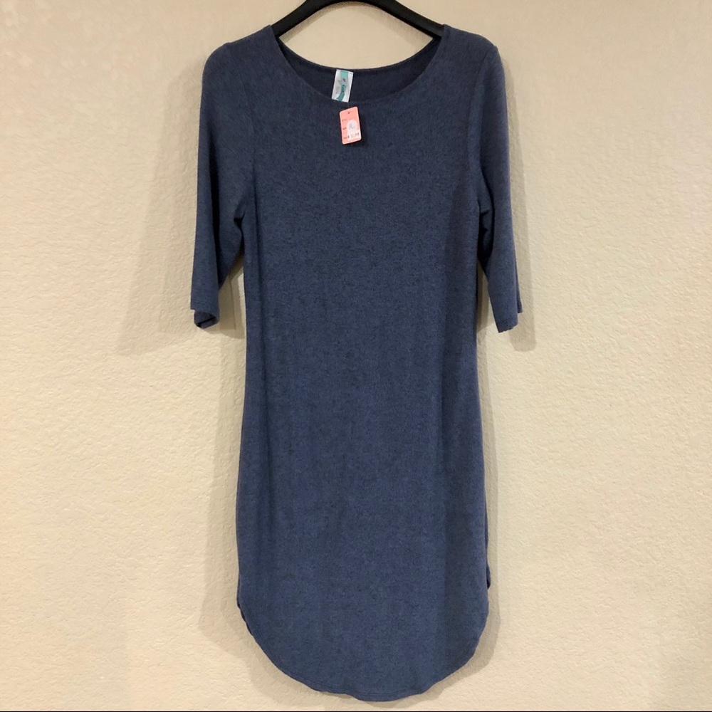 Sweater Material Dress